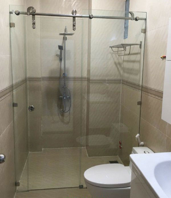 Phòng tắm kính mở trượt